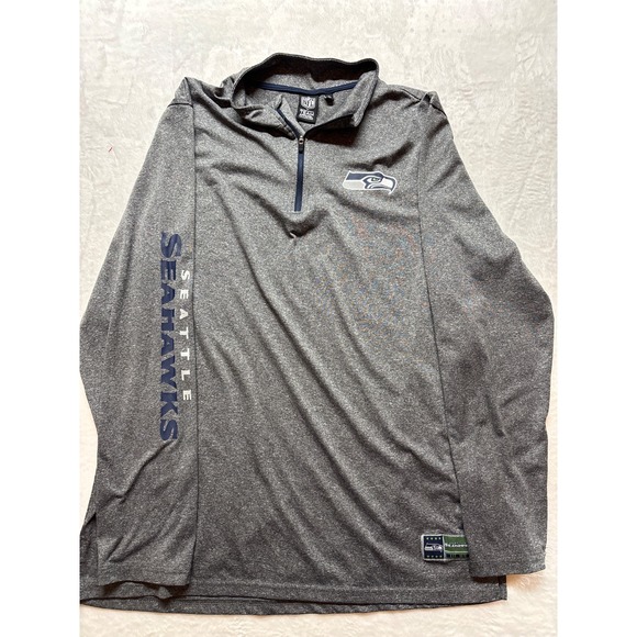 NFL Seattle Seahawks 1/4 Zip Pullover Men's Size XL - Picture 1 of 7